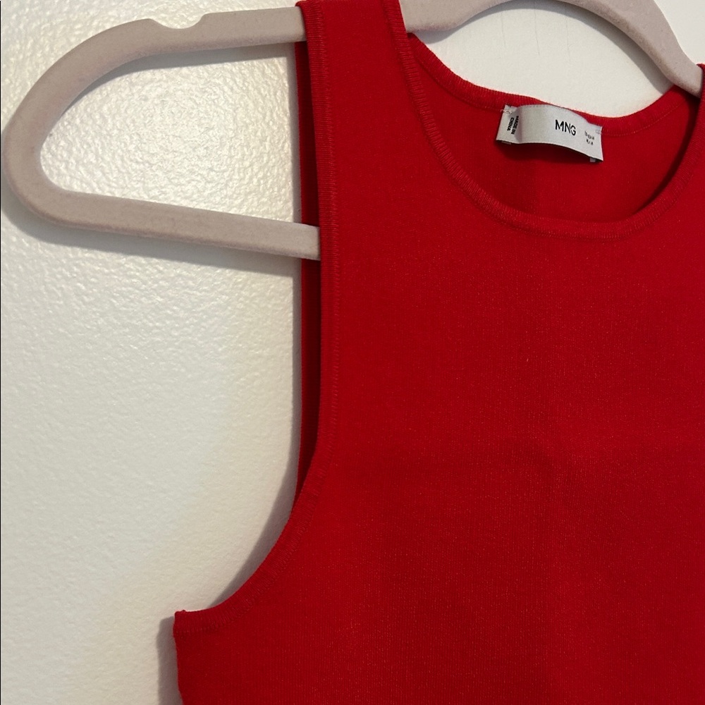Mango Red Crop Top - Picture 3 of 5